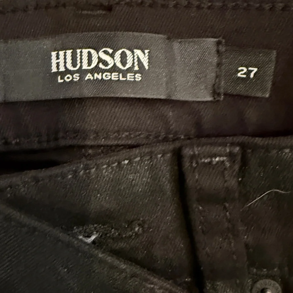 Hudson coated black flare jeans - Picture 2 of 2